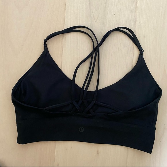 Lululemon long line strappy sports bra v neck - Picture 2 of 3